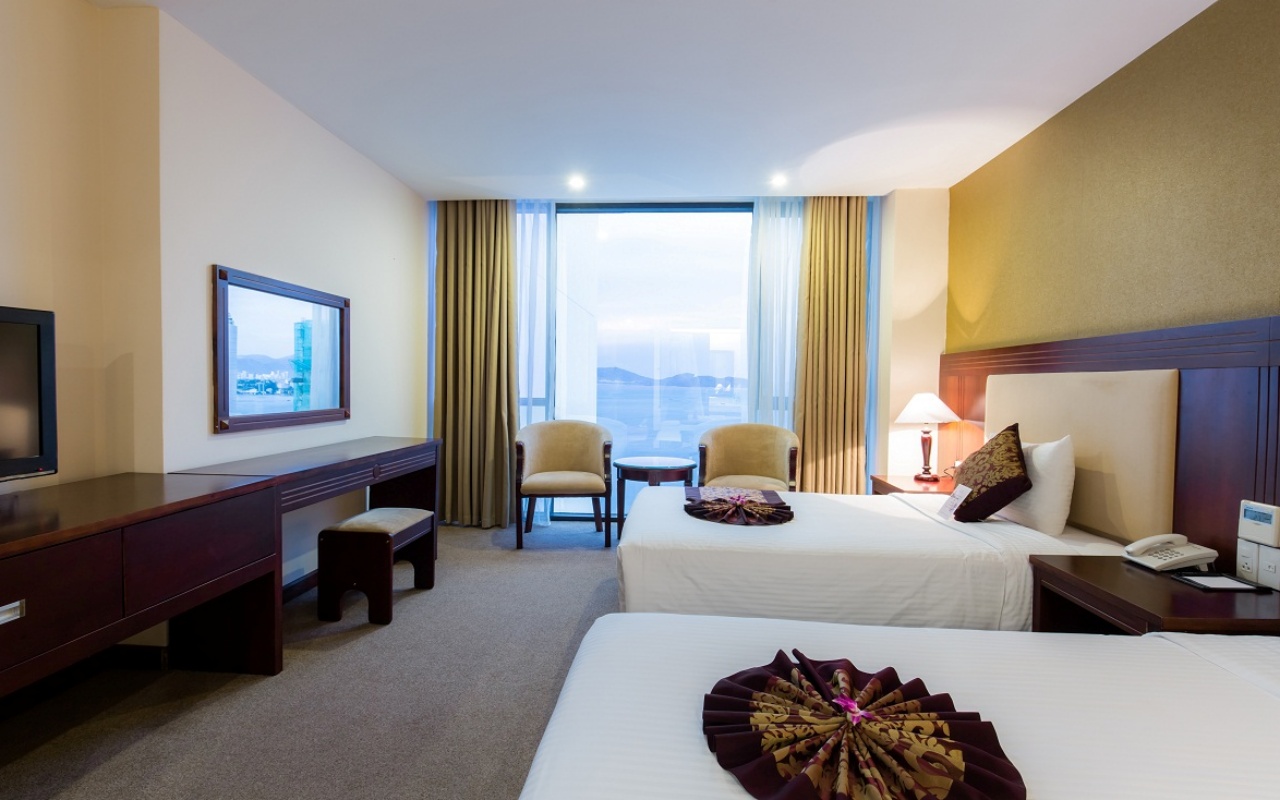 Khách sạn Mường Thanh Grand Nha Trang - Deluxe Twin Hướng Biển Khách sạn Mường Thanh Grand Nha Trang - Deluxe Twin Hướng Biển